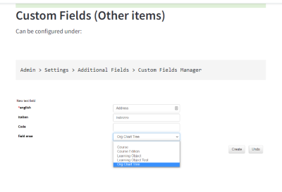 Additional Fields Reference Guide