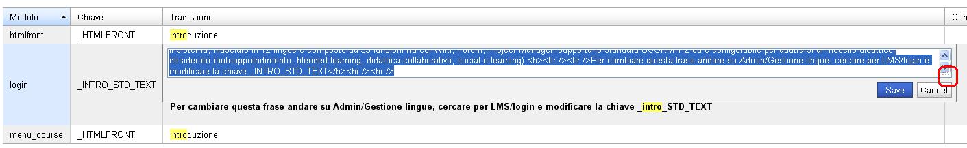 Trascinare la finestra dal punto evidenziato