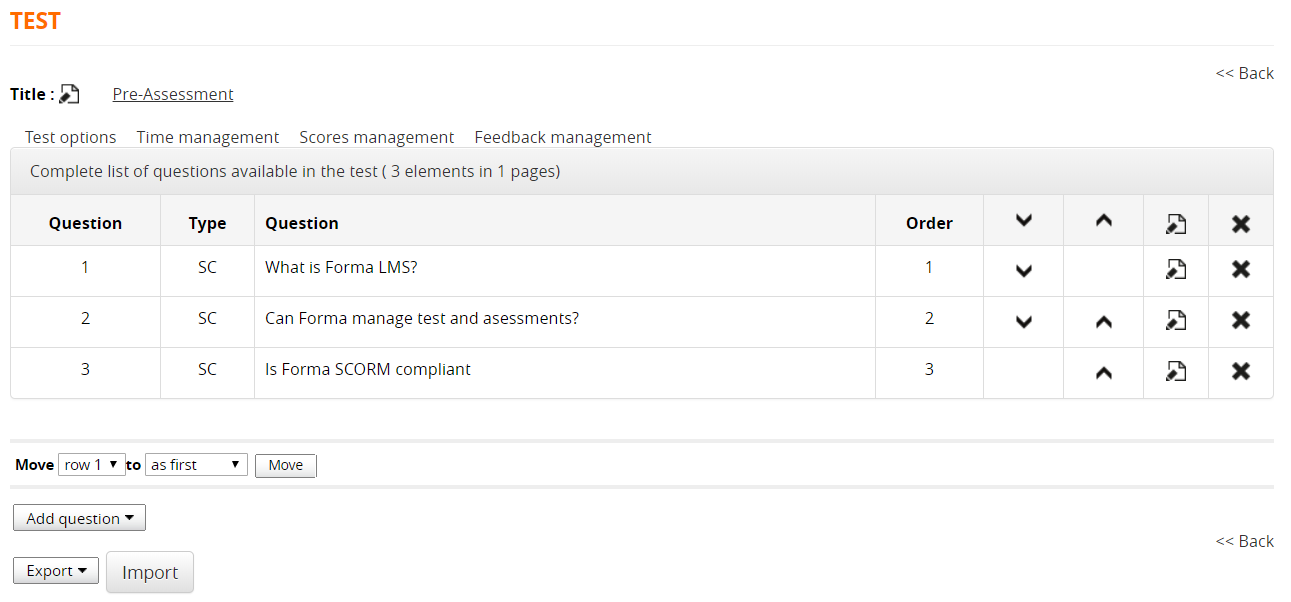 loman test question list